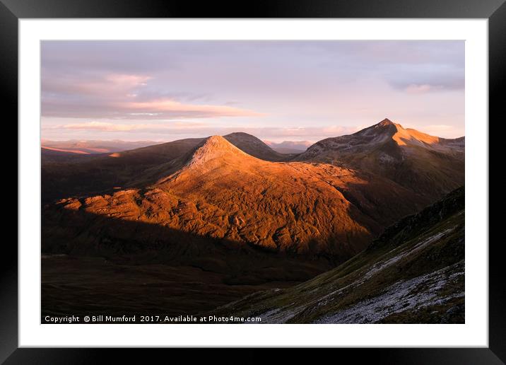 Scottish Highlands at Sunrise Framed Mounted Print by Bill Mumford