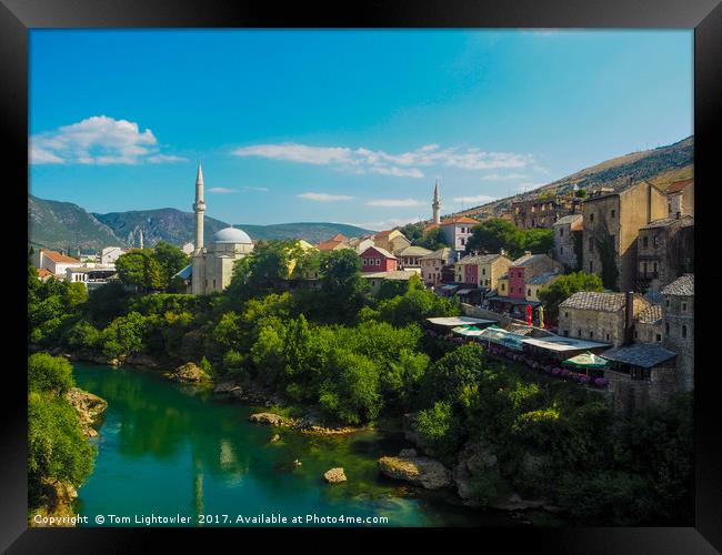 Mostar Bosnia Framed Print by Tom Lightowler