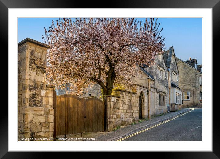 Painswick in the Spring  Framed Mounted Print by Jim Key