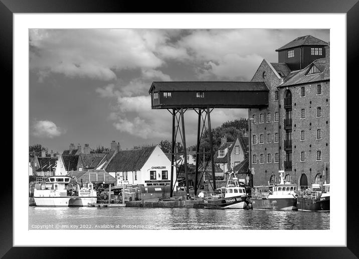 Wells next the Sea Norfolk  Framed Mounted Print by Jim Key