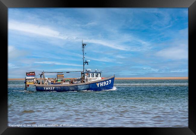 Wells next the Sea Norfolk  Framed Print by Jim Key