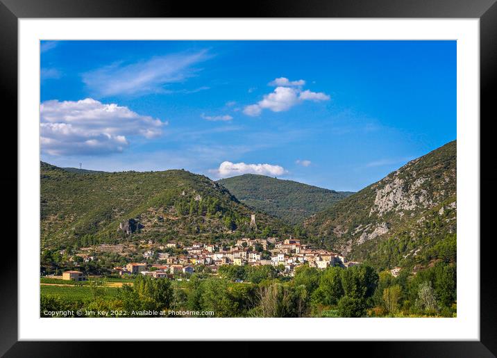 Towering Above Roquebruns Beauty Framed Mounted Print by Jim Key