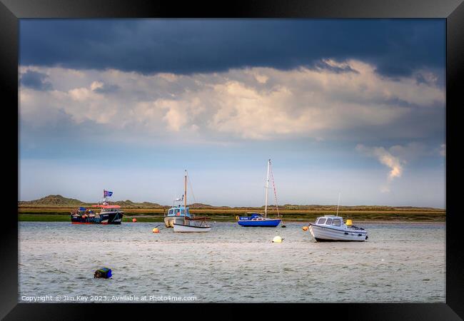 Blakeney Point a Picturesque Haven  Framed Print by Jim Key