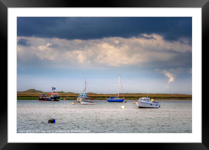 Blakeney Point a Picturesque Haven  Framed Mounted Print by Jim Key