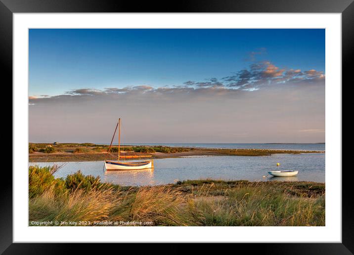 Norfolk Oyster at Freshes Creek   Framed Mounted Print by Jim Key