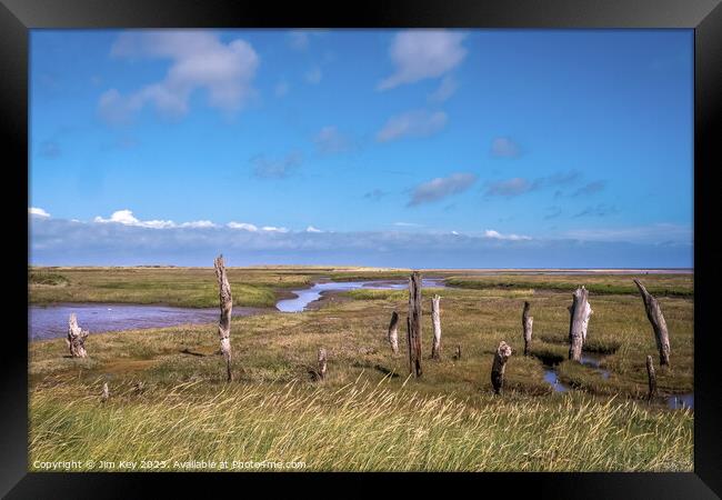 Thornham Staithe  Framed Print by Jim Key