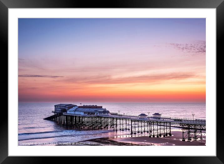 Cromer Pier Norfolk Sunrise  Framed Mounted Print by Jim Key