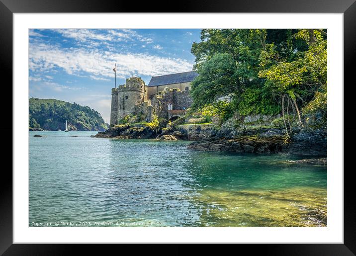Dartmouth Castle   Framed Mounted Print by Jim Key