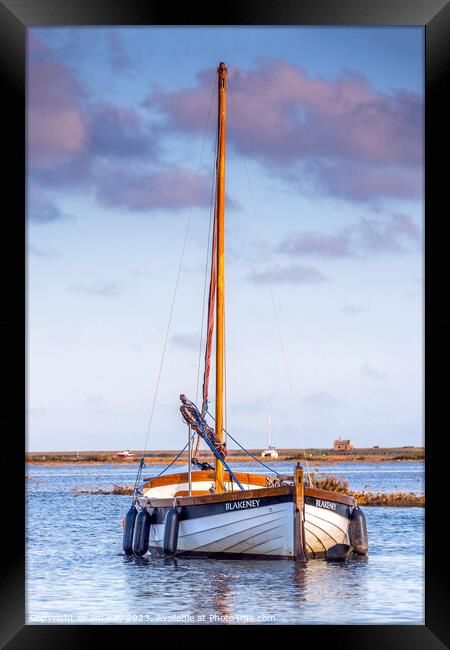 Serenity on the North Norfolk Coast   Framed Print by Jim Key