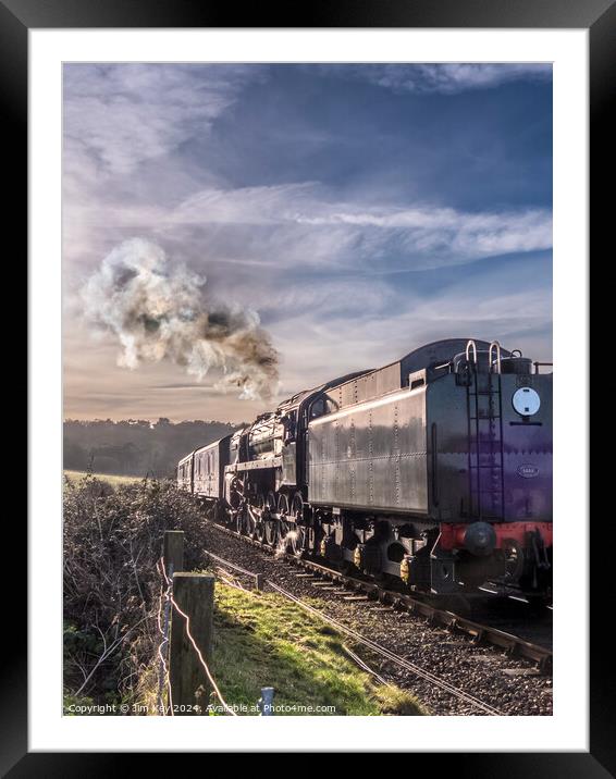 Norfolk Steam Trains  Framed Mounted Print by Jim Key