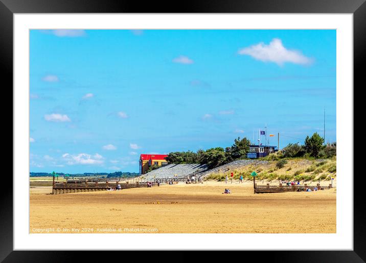 Wells RNLI and Coast Watch No1  Framed Mounted Print by Jim Key
