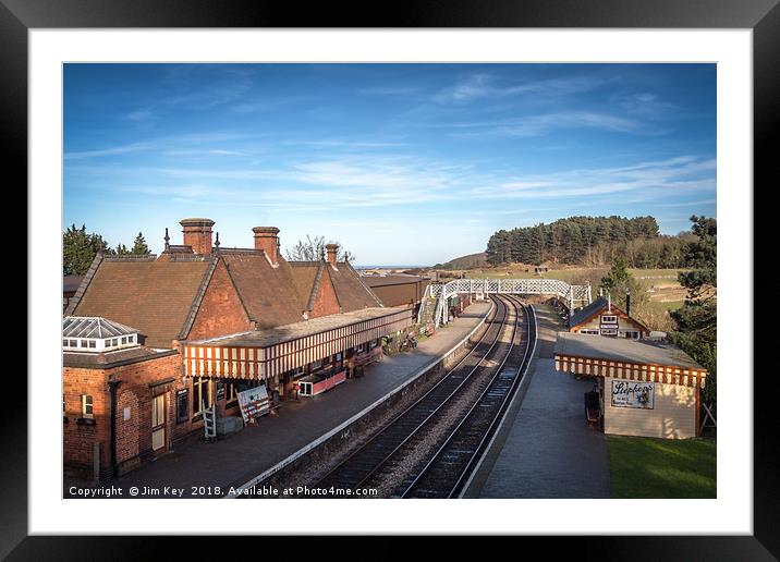Weybourne Station Norfolk Framed Mounted Print by Jim Key