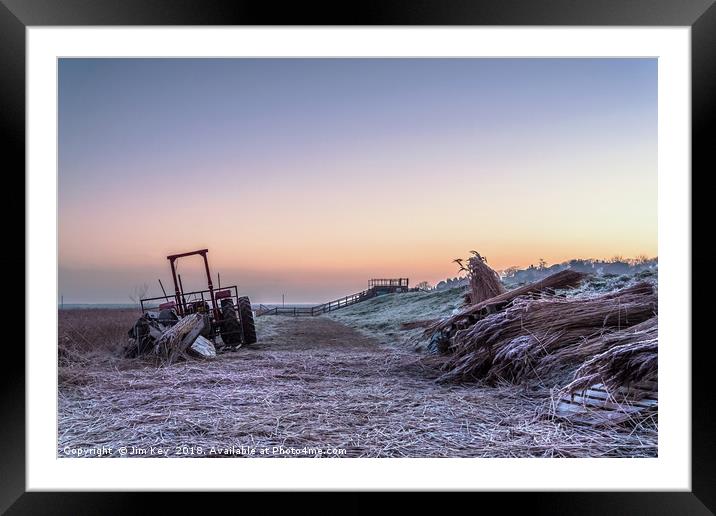 Cley next the sea Norfolk Framed Mounted Print by Jim Key