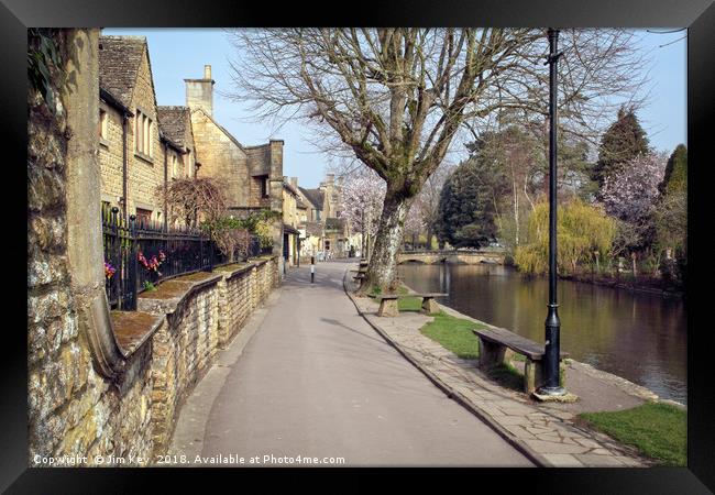 Bourton on the Water The Cotswolds Framed Print by Jim Key
