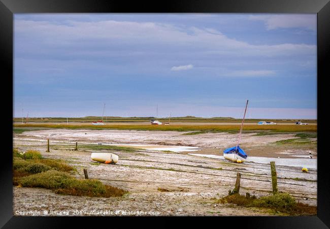 Morston Quay Framed Print by Jim Key