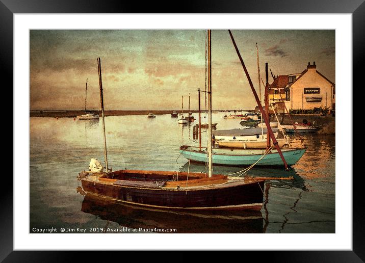 Wells next the Sea Norfolk Framed Mounted Print by Jim Key