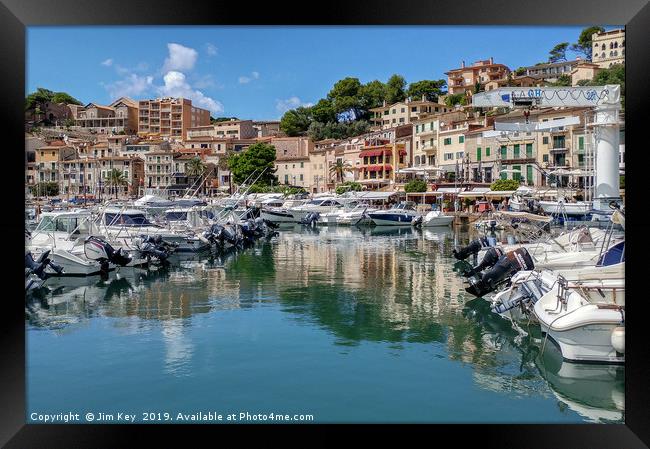 Port de Soller Majorca Framed Print by Jim Key
