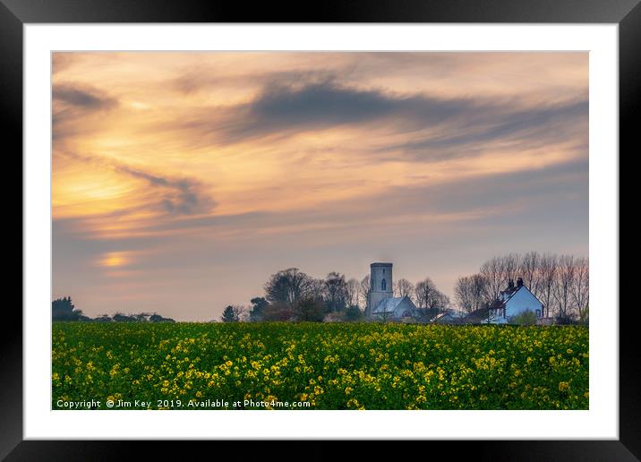 Sharrington Norfolk  Framed Mounted Print by Jim Key