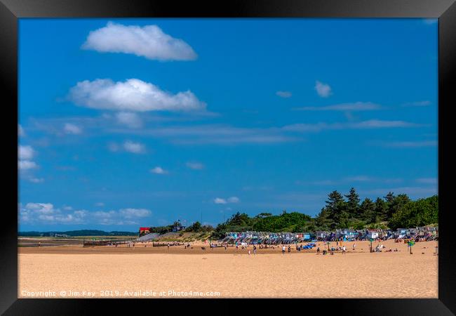 Wells next the Sea Holiday Fun  Framed Print by Jim Key