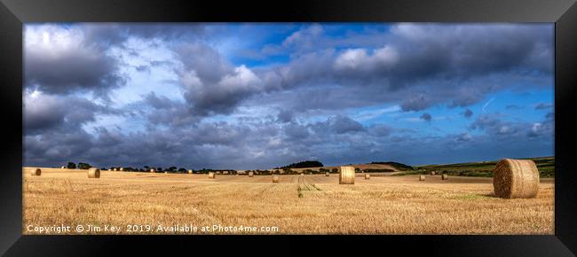 Salthouse Norfolk Panorama Framed Print by Jim Key