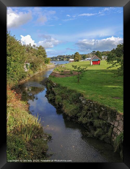 Mylor Bridge Framed Print by Jim Key