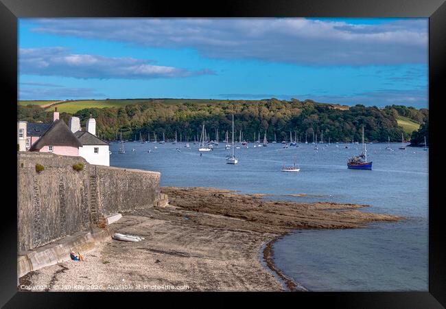 St Mawes in Cornwall Framed Print by Jim Key