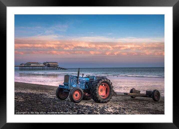 Cromer Pier Norfolk Sunrise Framed Mounted Print by Jim Key