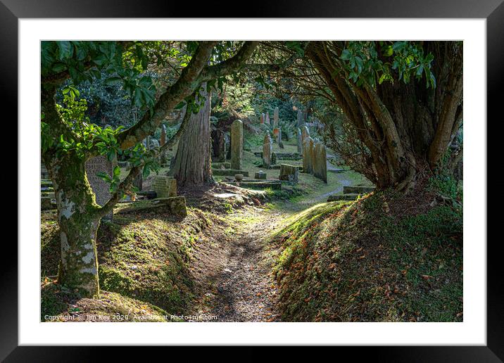 St Just's Church Cornwall Framed Mounted Print by Jim Key