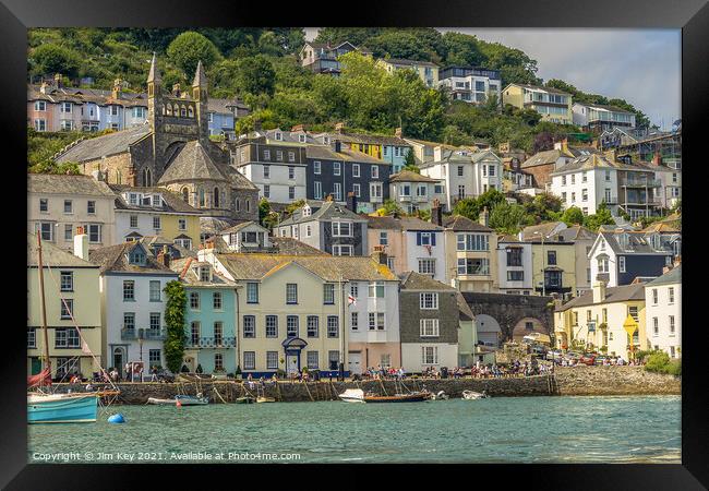 Bayard's Cove Dartmouth Devon Framed Print by Jim Key