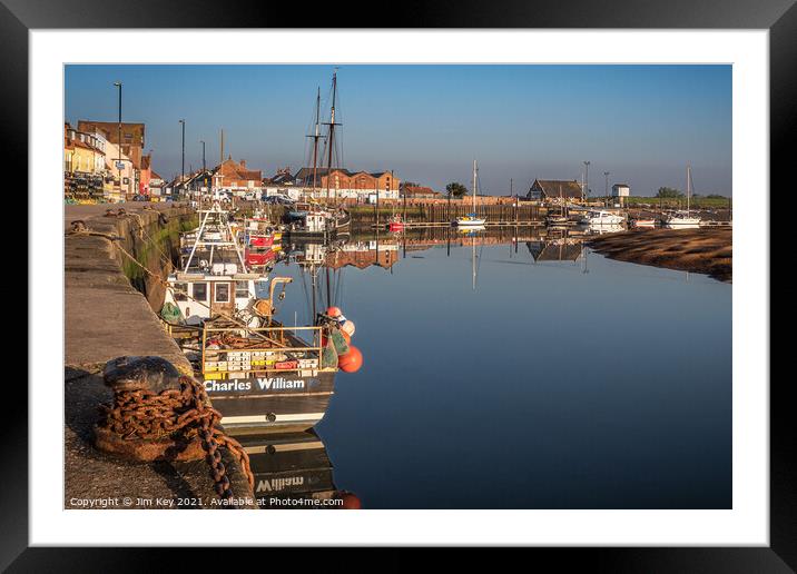 Wells next the Sea Norfolk Framed Mounted Print by Jim Key