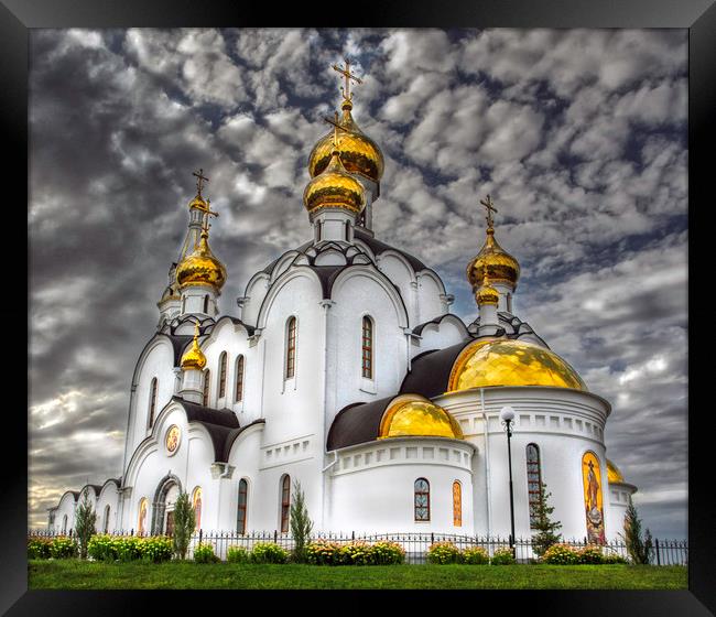 Iversky Convent Rostov on Don    Framed Print by Dave Williams