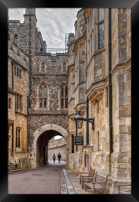 Windsor Castle _ The Norman Gateway Framed Print by Dave Williams