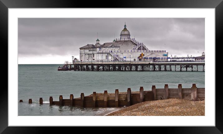 Victorian Pier Framed Mounted Print by Dave Williams