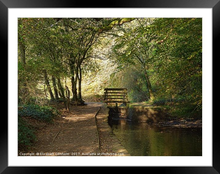 The Sluice Gate Framed Mounted Print by Elizabeth Chisholm