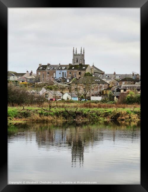 St Johns Church in Bridgetown, Totnes Framed Print by Elizabeth Chisholm