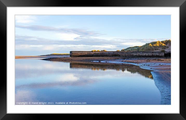 Budle Bay, Northumberland Framed Mounted Print by Hazel Wright