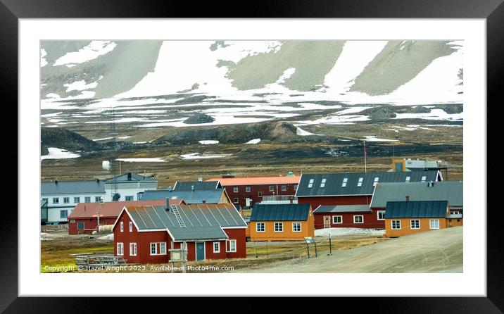 Arctic Tranquillity: Ny-Alesund, Svalbard Framed Mounted Print by Hazel Wright