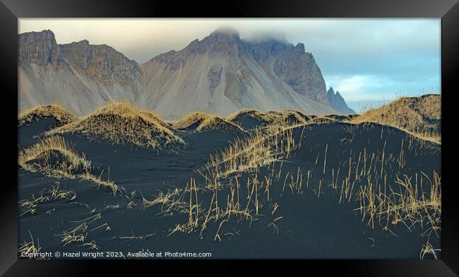 Vestrahorn, Iceland Framed Print by Hazel Wright