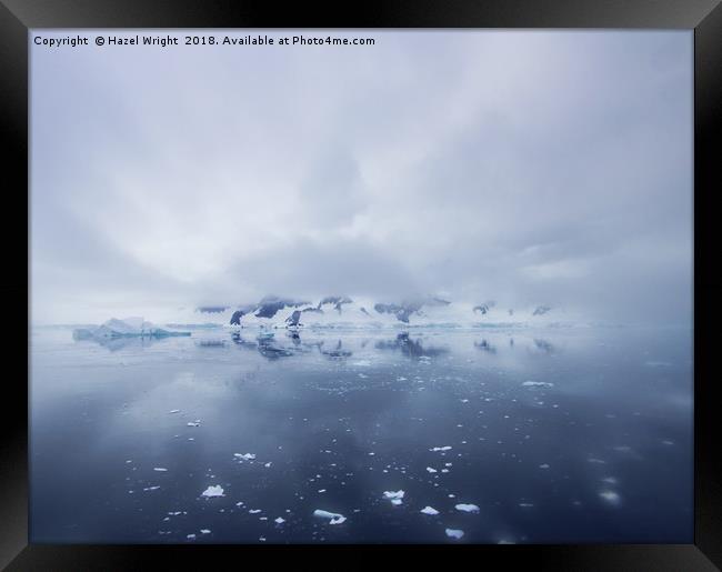 Serenity of Wilhelmina Bay Framed Print by Hazel Wright