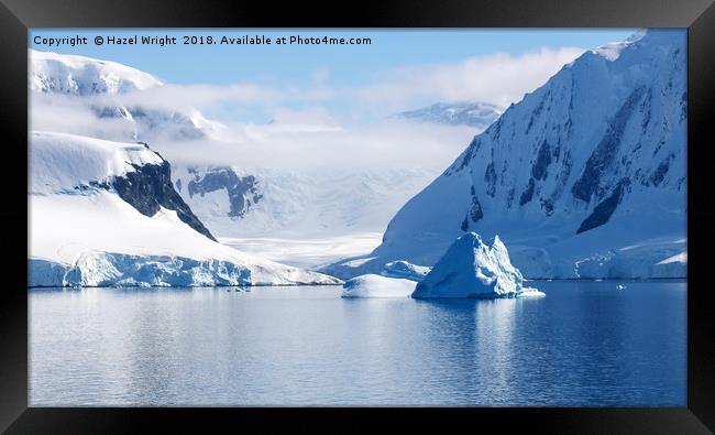 Majestic Icy Wilderness Framed Print by Hazel Wright