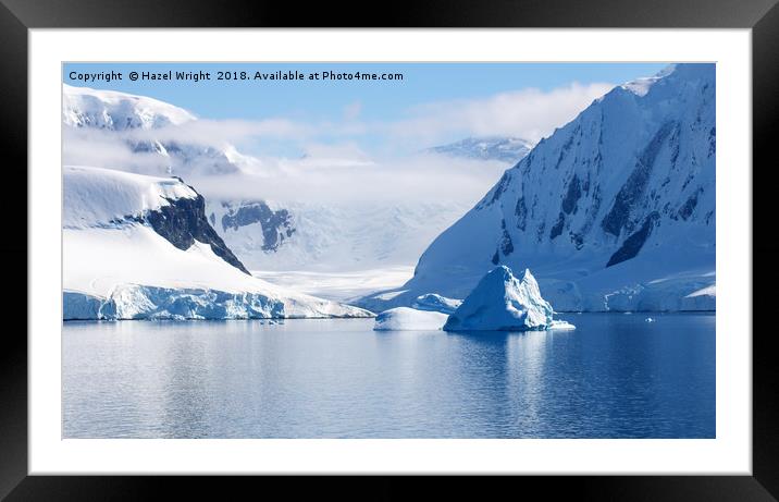 Majestic Icy Wilderness Framed Mounted Print by Hazel Wright
