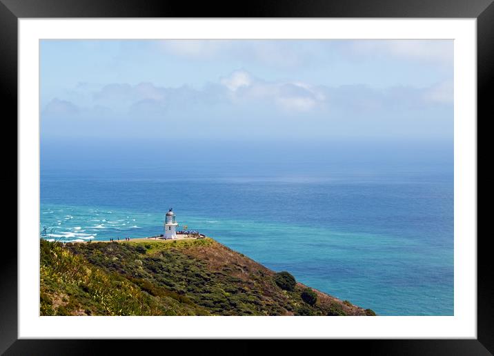 Cape Reigna, New Zealand Framed Mounted Print by Hazel Wright