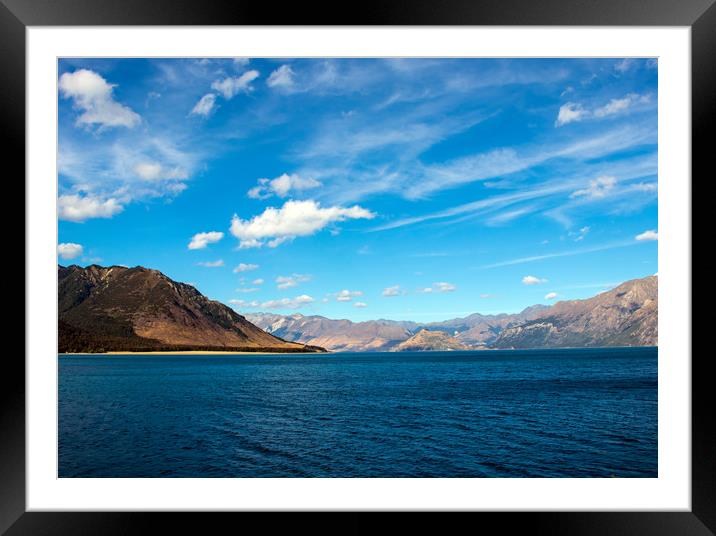 Lake Wanaka, New Zealand Framed Mounted Print by Hazel Wright