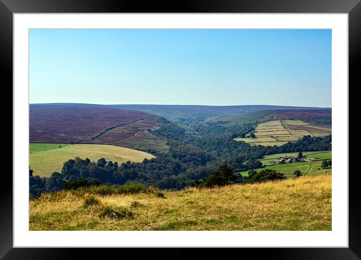 Whitwell Moor, Peak District, England Framed Mounted Print by Hazel Wright