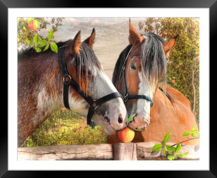An Apple A Day Framed Mounted Print by Trudi Simmonds