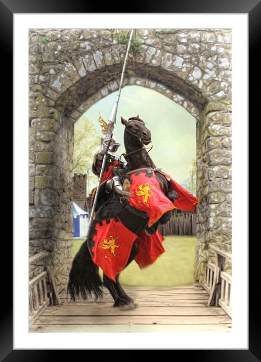 Sir Valiant Framed Mounted Print by Trudi Simmonds