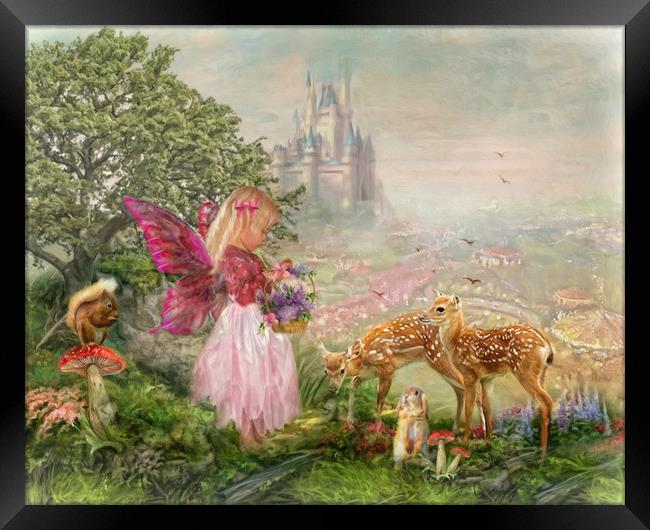 The Fairy Garden Framed Print by Trudi Simmonds