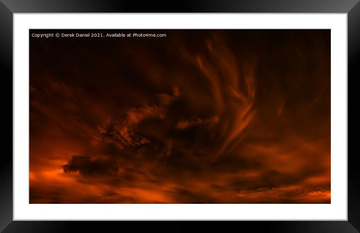 Heavenly Symphony Framed Mounted Print by Derek Daniel