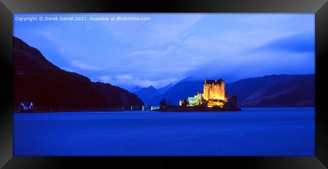 Enchanting Eilean Donan Castle Framed Print by Derek Daniel