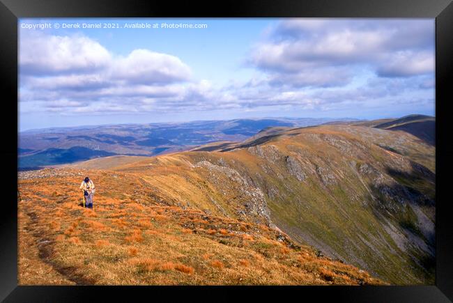 On Top of Creag Meagaidh Framed Print by Derek Daniel